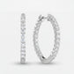 Pavé Diamond Huggie Hoops