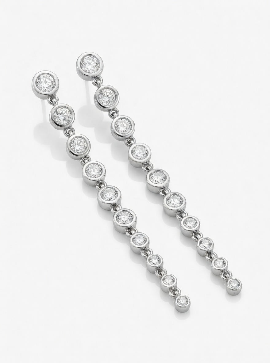 Straight Drop Earrings